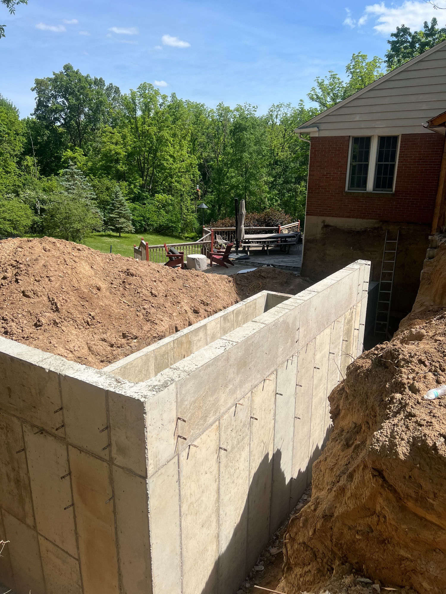 Home addition foundation poured by Nelson Remodeling — Grand Rapids MI
